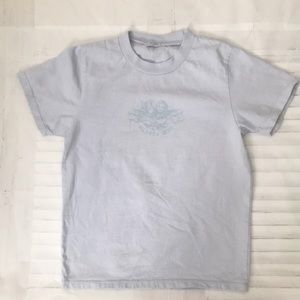 Brandy Melville heaven sent t shirt light blue